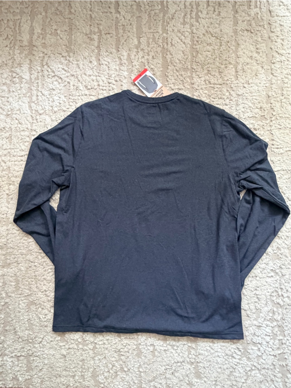 Rugged Elements Sueded Long Sleeve Crew in Blue - Men's Long Sleeve Tee M - Picture 8 of 8